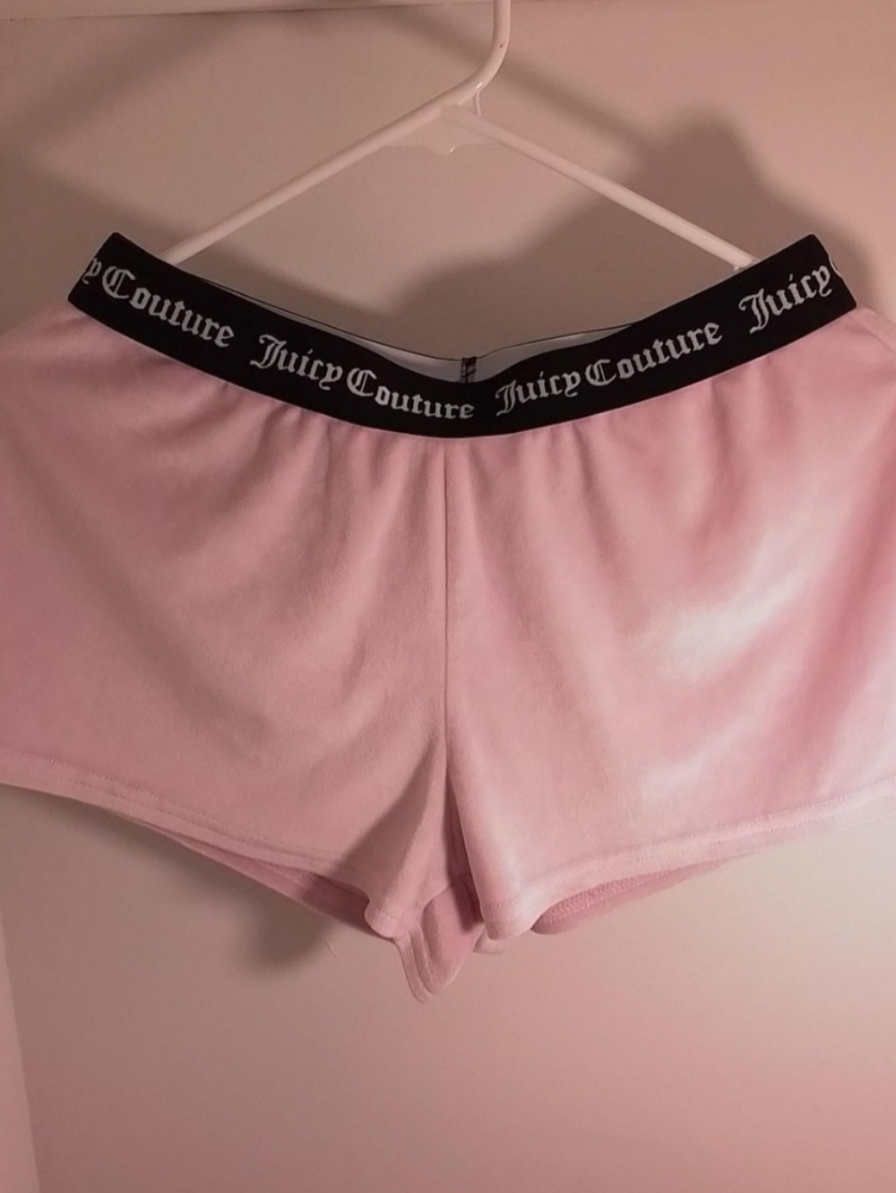 2 Pack Juicy Couture Pink & Black Soft Shorts